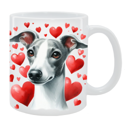 Kubek z psem - Whippet - Kolekcja Love
