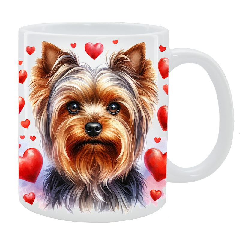 Kubek z psem - Yorkshire Terrier - Kolekcja Love