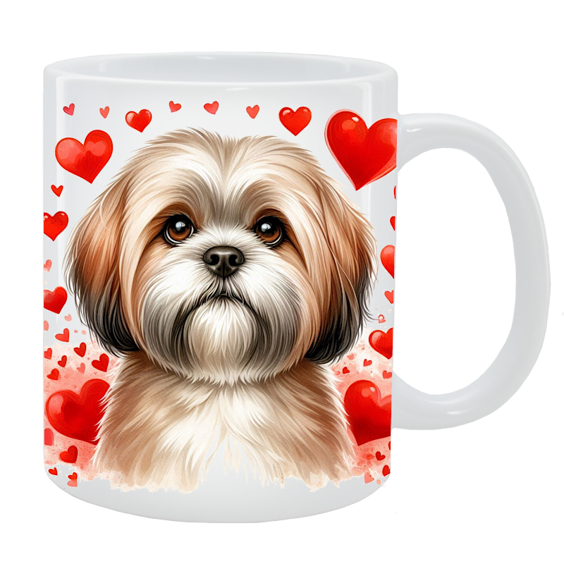 Kubek z psem - Lhasa Apso - Kolekcja Love