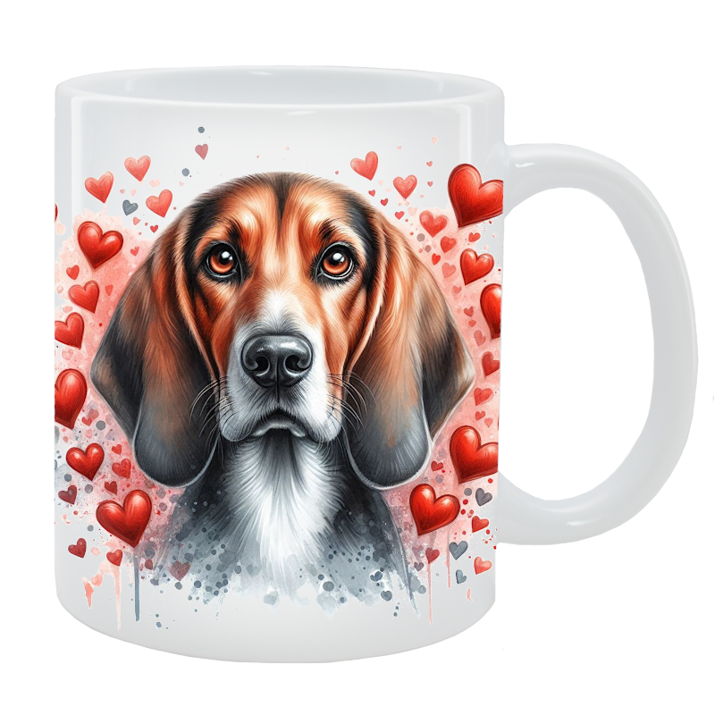 Kubek z psem - Ogar polski - Kolekcja Love