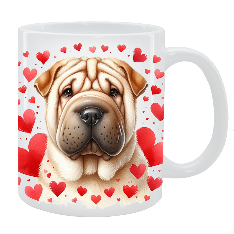 Kubek z psem - Shar Pei - Kolekcja Love