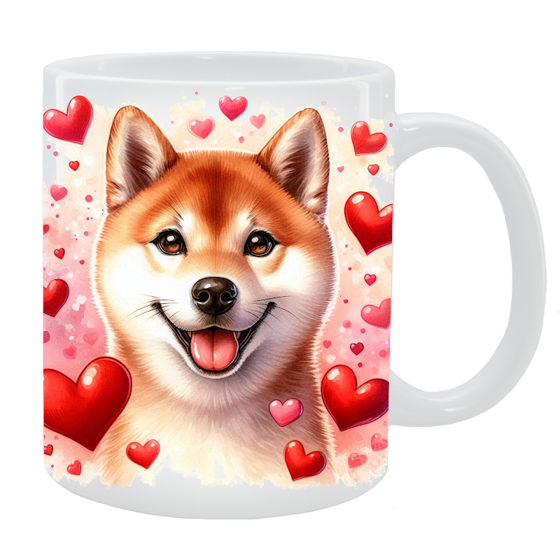 Kubek z psem - Shiba - Kolekcja Love
