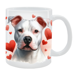 Kubek z psem - American Staffordshire Terrier - Kolekcja Love