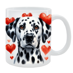 Kubek z psem - Dalmatyńczyk - Kolekcja Love