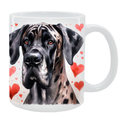 Kubek z psem - Dog niemiecki - Kolekcja Love