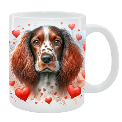 Kubek z psem - Polski spaniel myśliwski - Kolekcja Love