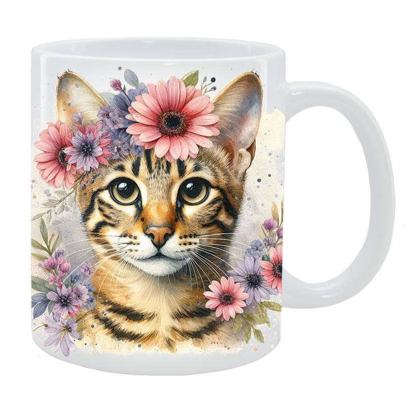Kubek Kot Savannah - Kolekcja Floral
