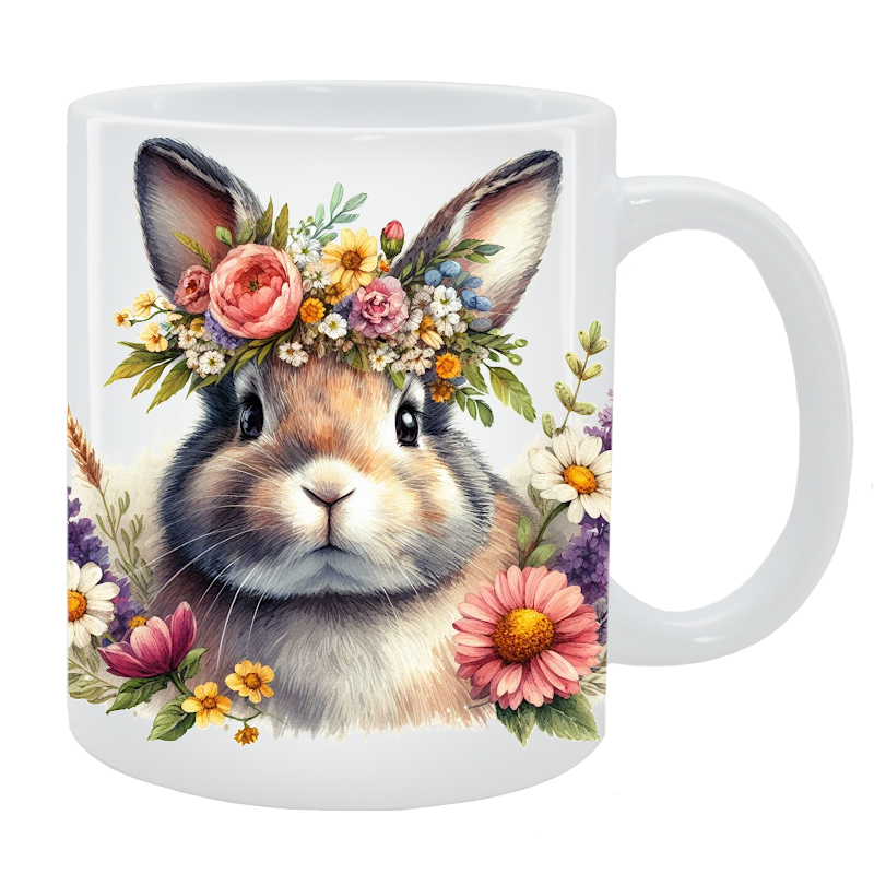 Kubek Królik - Kolekcja Floral