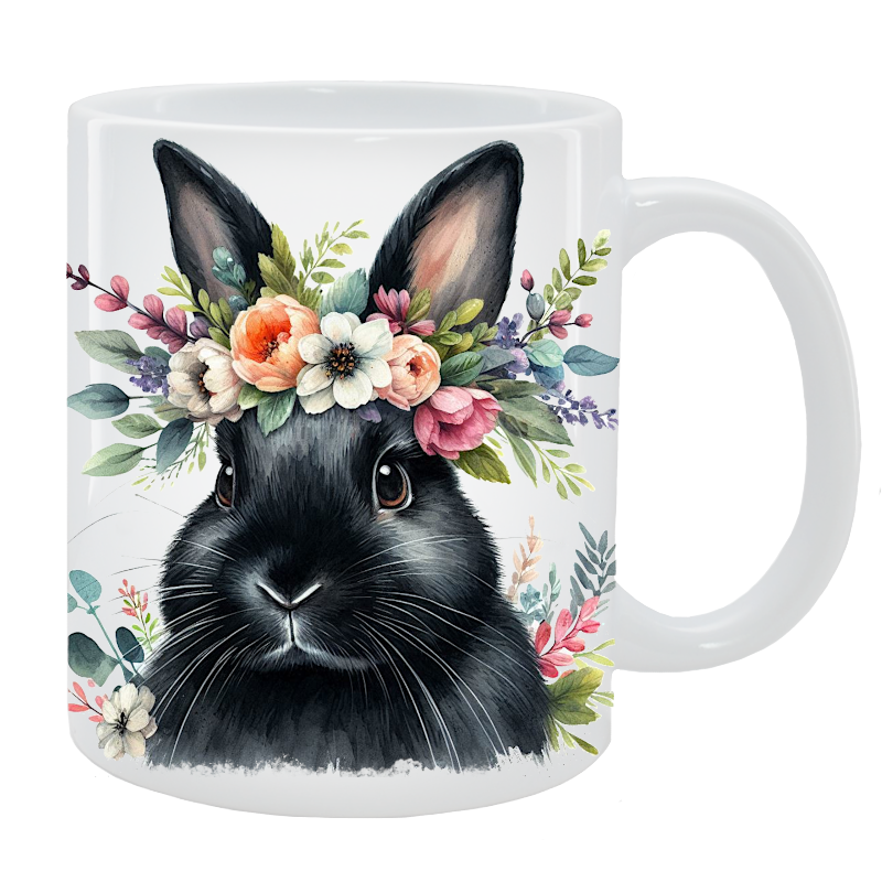 Kubek Królik - Kolekcja Floral