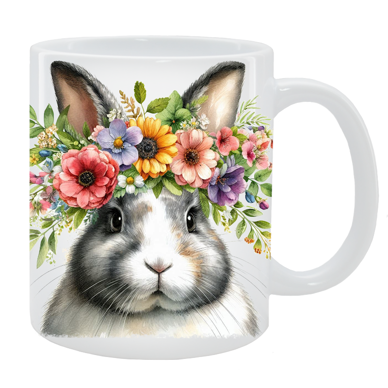 Kubek Królik - Kolekcja Floral