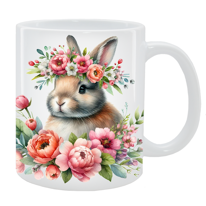 Kubek Królik - Kolekcja Floral