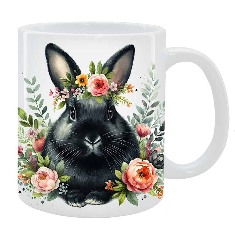 Kubek Królik - Kolekcja Floral