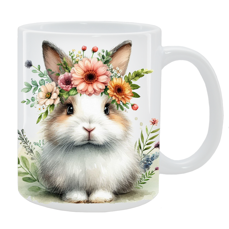 Kubek Królik - Kolekcja Floral
