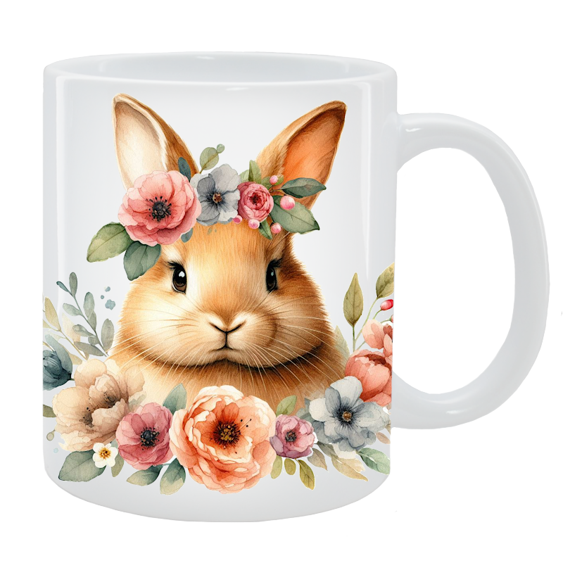 Kubek Królik - Kolekcja Floral