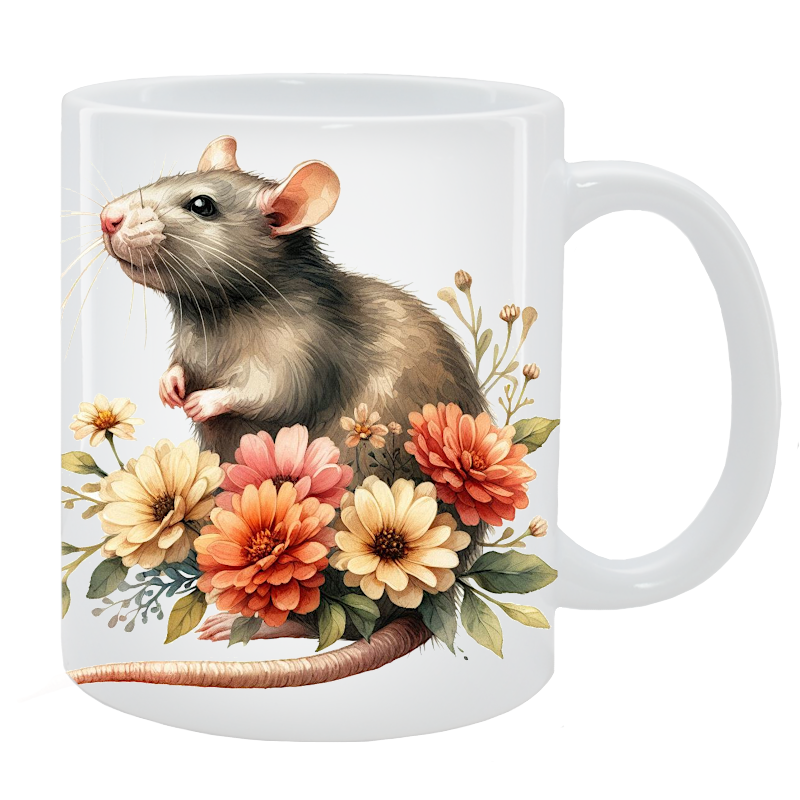 Kubek Szczur - Kolekcja Floral