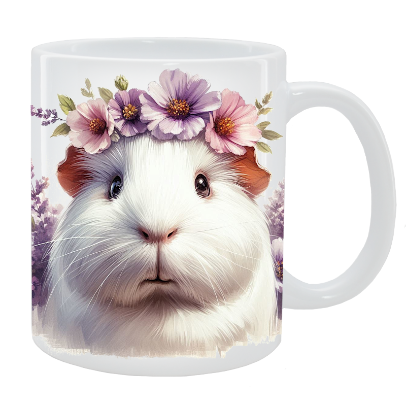 Kubek Świnka Morska - Kolekcja Floral