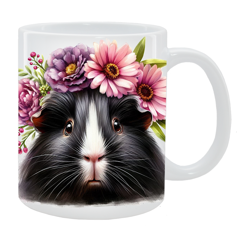 Kubek Świnka Morska - Kolekcja Floral