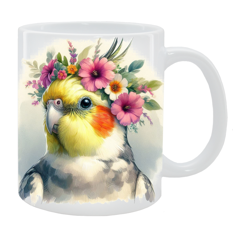 Kubek Papuga Nimfa - Kolekcja Floral